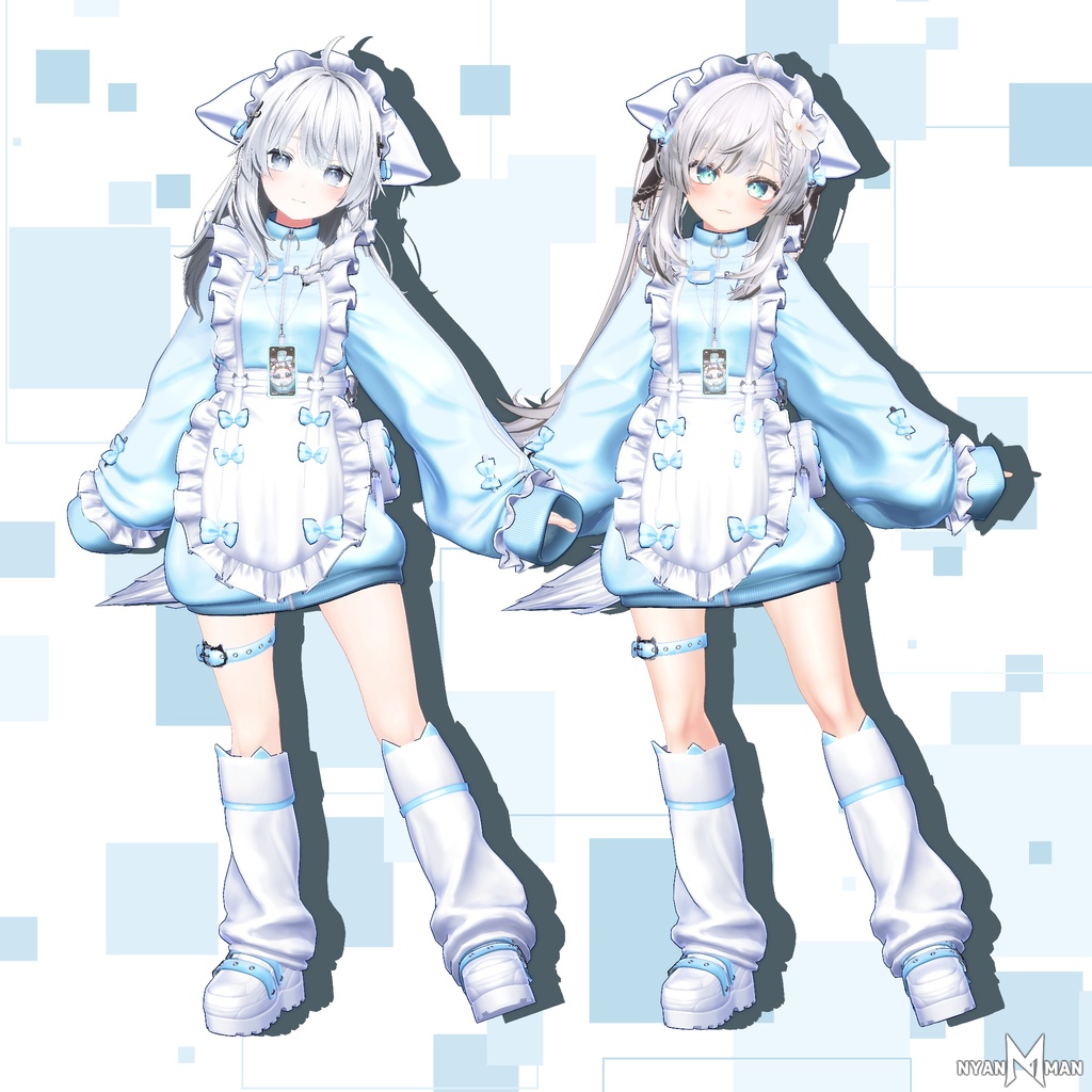 【9アバター】猫人間戦闘服(ジャージメイド)【MA対応】