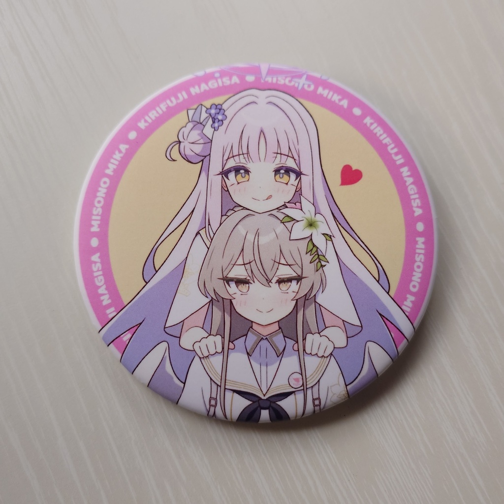 ミカナギ缶バッジ - ごしゃマート - BOOTH