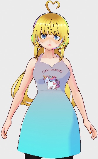 vroid studio unicorn dress