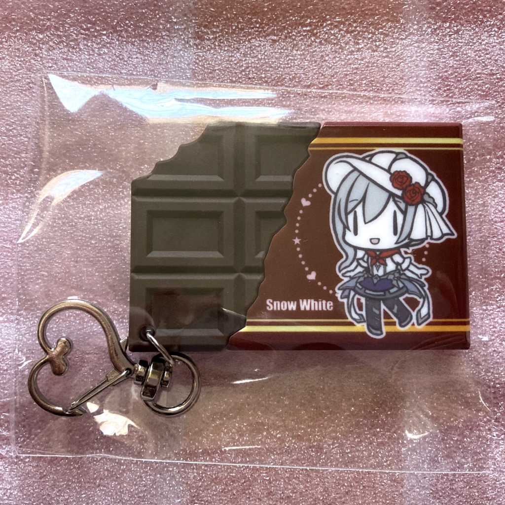 スノウ/バレンタイン*板チョコラバーキーホルダー