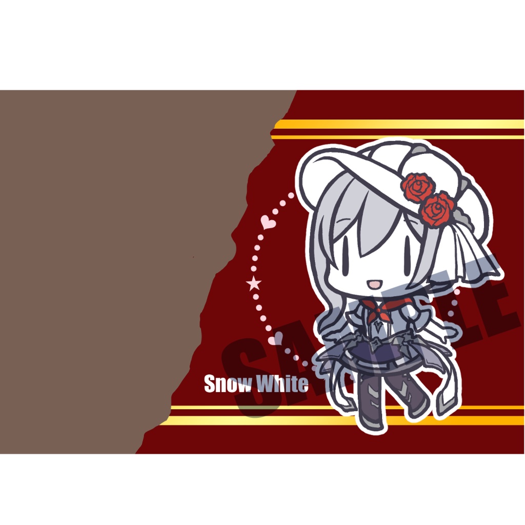 スノウ/バレンタイン*板チョコラバーキーホルダー