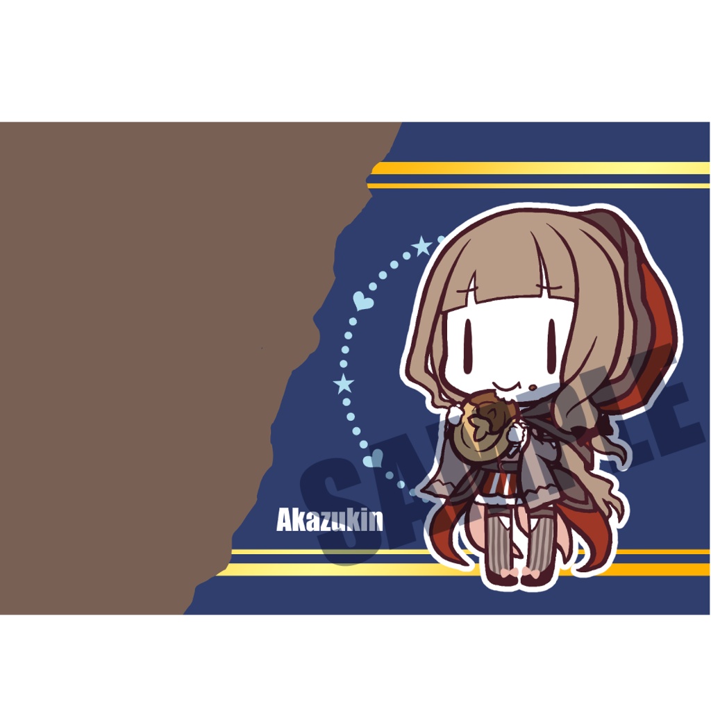 赤ずきん/バレンタイン*板チョコラバーキーホルダー