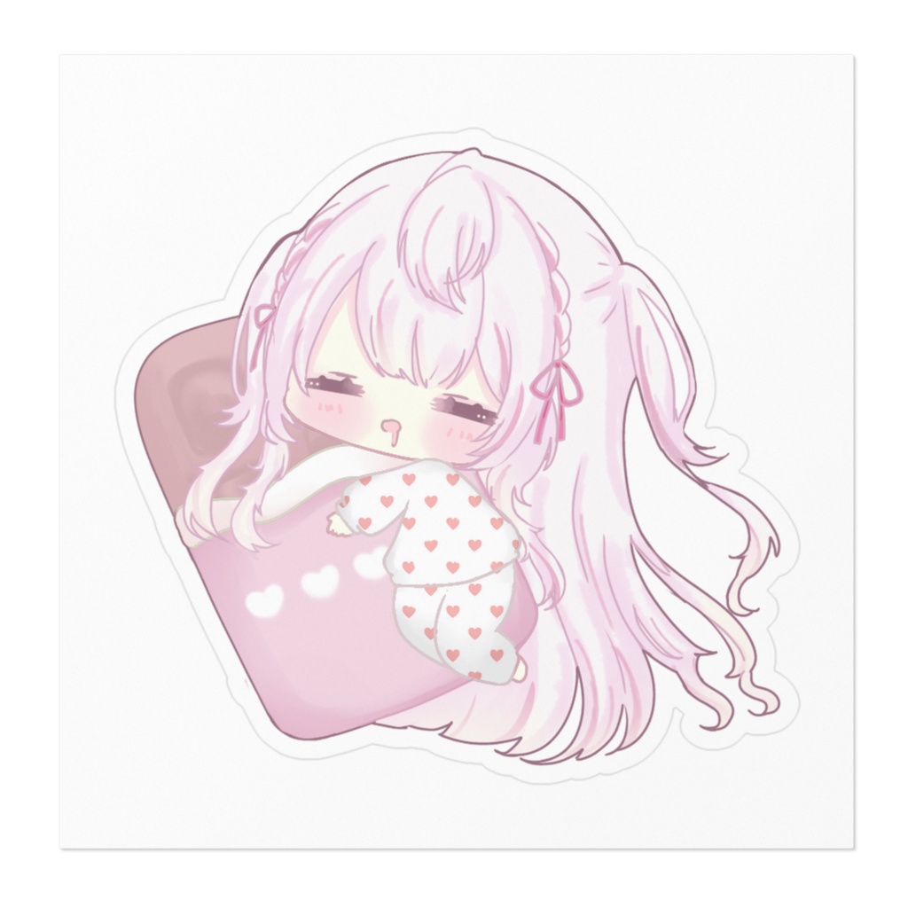 ♡ばれんたいんげんてい♡ ゆりちゃんすてっかー(ねむい)