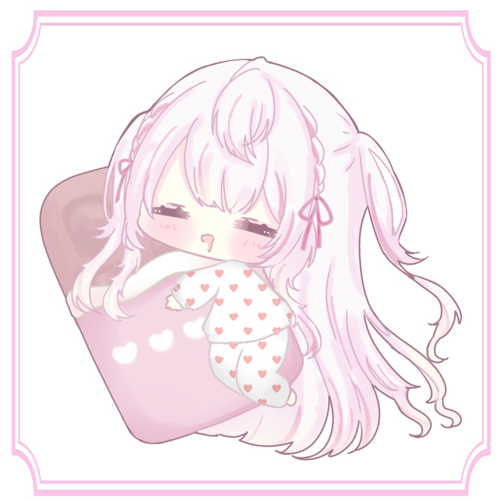 ♡ばれんたいんげんてい♡ ゆりちゃんすてっかー(ねむい)