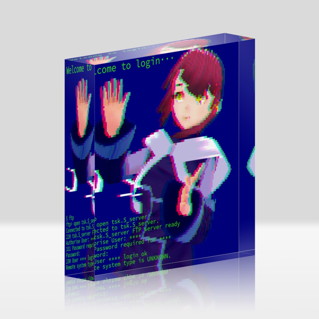 "ペルソナ FTP Client mode" アクリルブロック