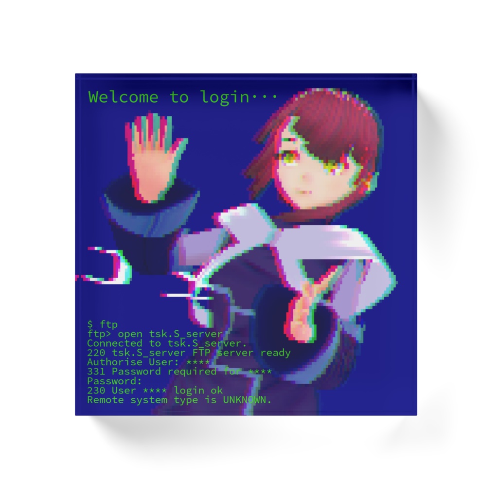 "ペルソナ FTP Client mode" アクリルブロック