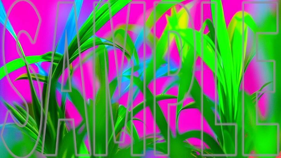 【4K・サイケ素材】細葉・幻想植物・虹彩 10枚セット【AI生成】Vol.04