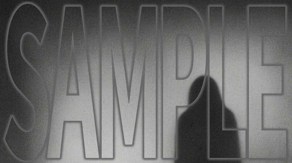 【4K・実写ホラー素材】気配・朧人影・無貌 3枚セット【AI生成】Vol.116