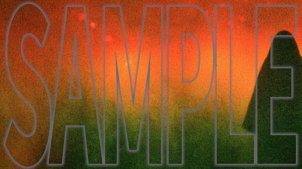 【夕景に浮かぶ人影3枚セット】暮影・橙幻・静かな影【4K・実写ホラー素材】【AI生成】Vol.131
