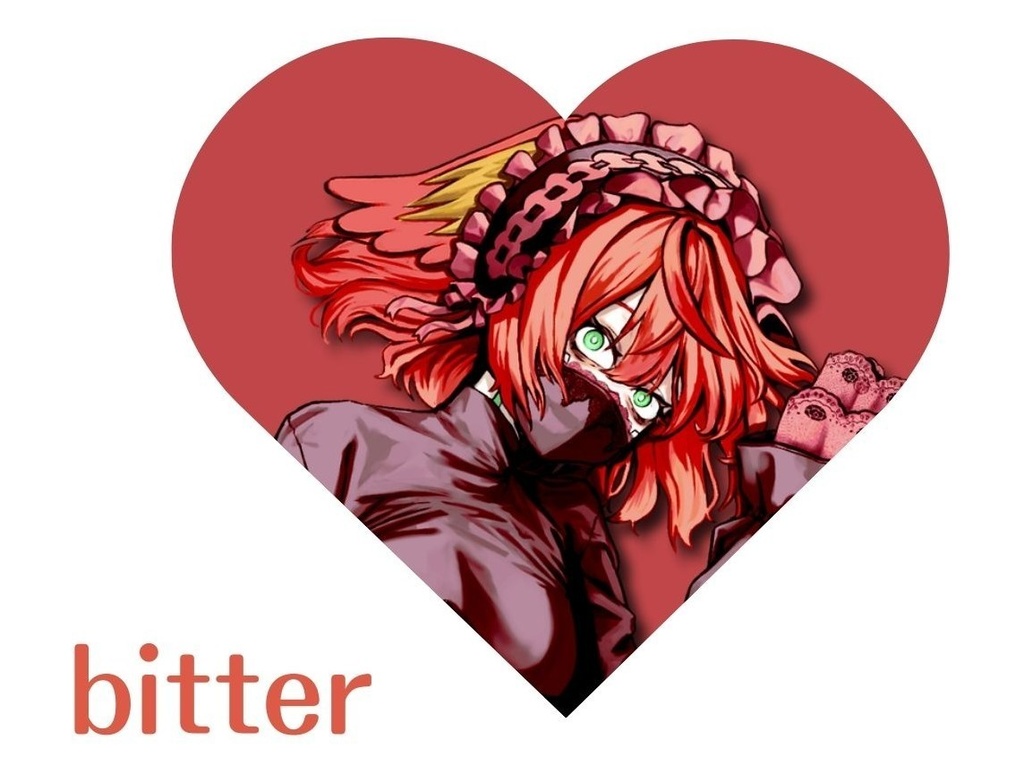 ハート缶バッジ❤全2種