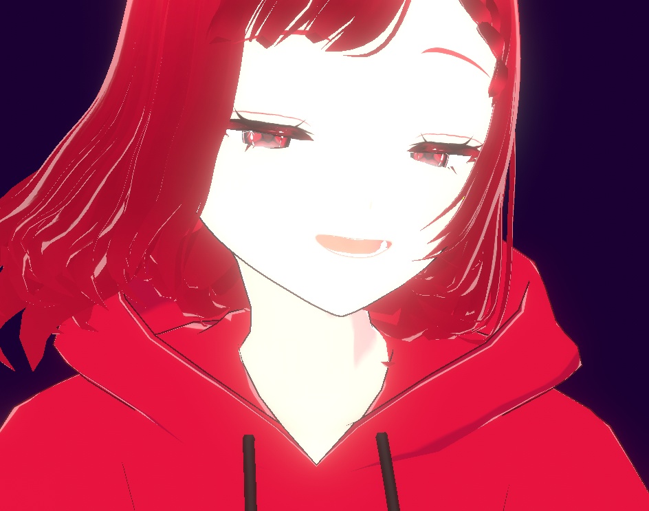 【VRM】サイバーパンク・ストリート "Code:Crimson"【Cluster/配信対応】