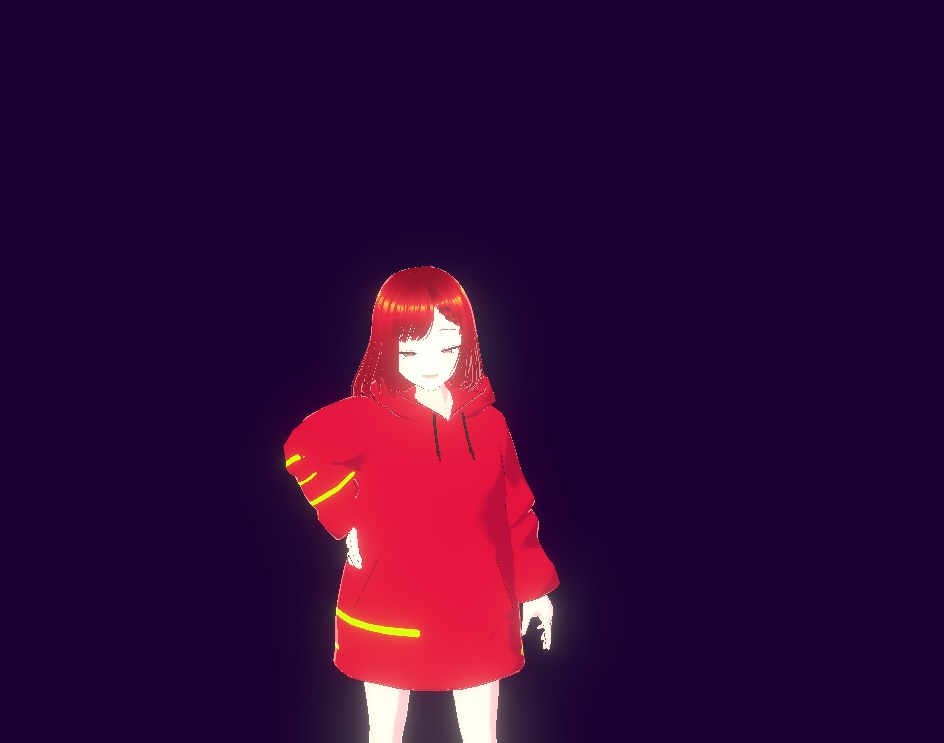 【VRM】サイバーパンク・ストリート "Code:Crimson"【Cluster/配信対応】