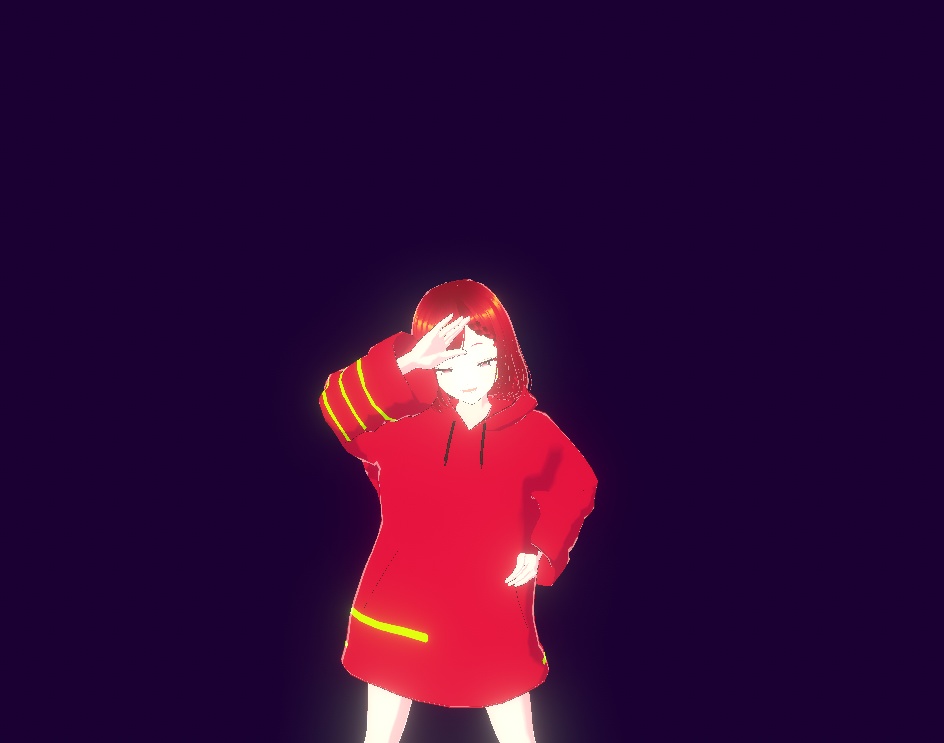 【VRM】サイバーパンク・ストリート "Code:Crimson"【Cluster/配信対応】