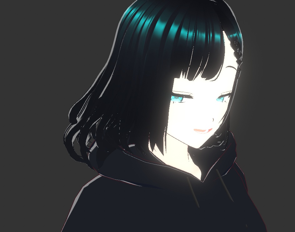 【VRM】サイバーパンク・ストリート "Code:Cyan"【Cluster/配信対応】