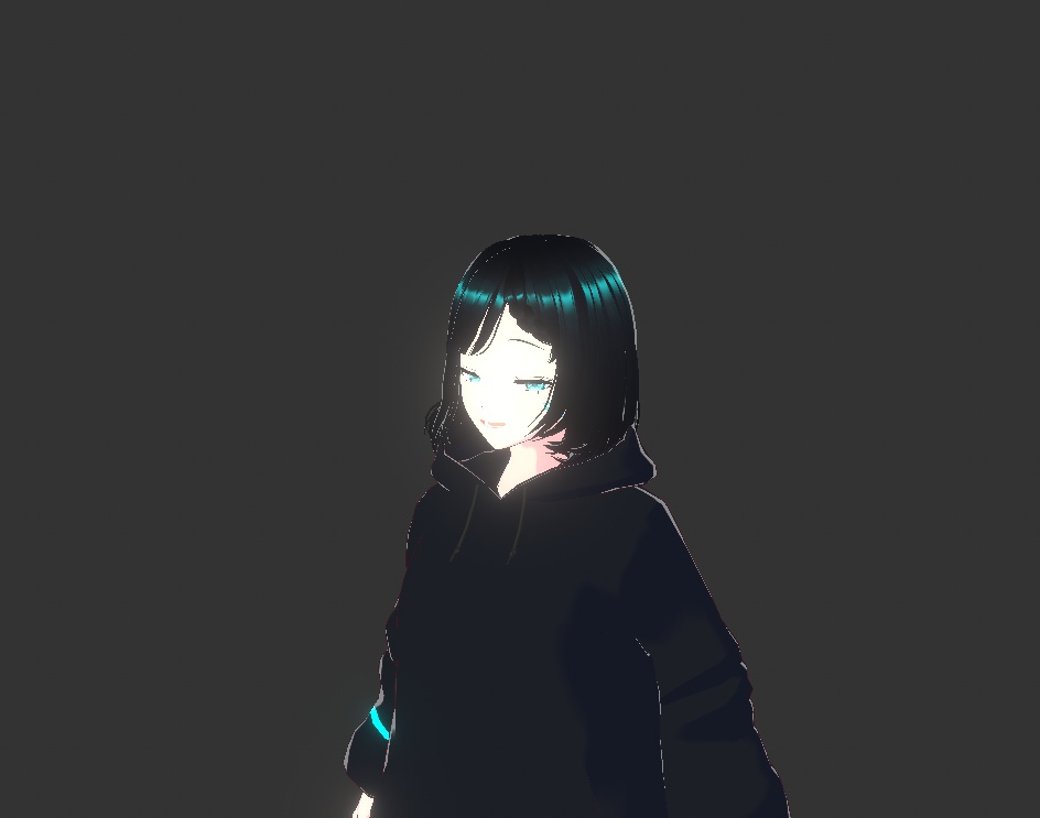 【VRM】サイバーパンク・ストリート "Code:Cyan"【Cluster/配信対応】