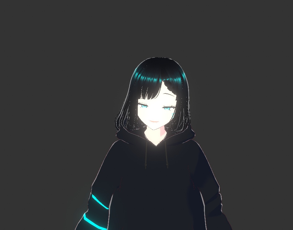 【VRM】サイバーパンク・ストリート "Code:Cyan"【Cluster/配信対応】