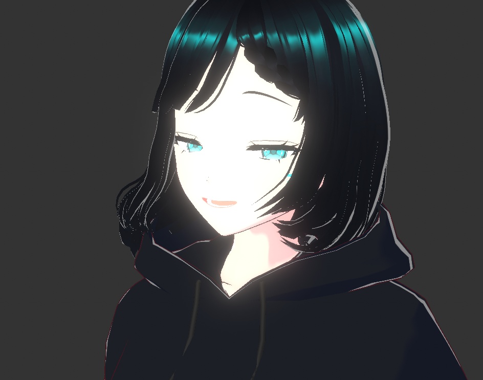 【VRM】サイバーパンク・ストリート "Code:Cyan"【Cluster/配信対応】