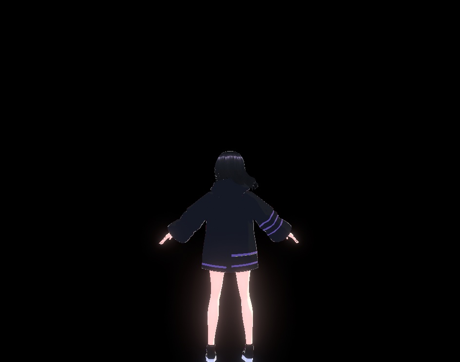 【VRM】サイバーパンク・ストリート "Code:Violet"【Cluster/配信対応】