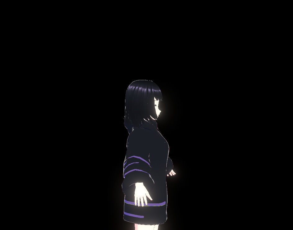 【VRM】サイバーパンク・ストリート "Code:Violet"【Cluster/配信対応】