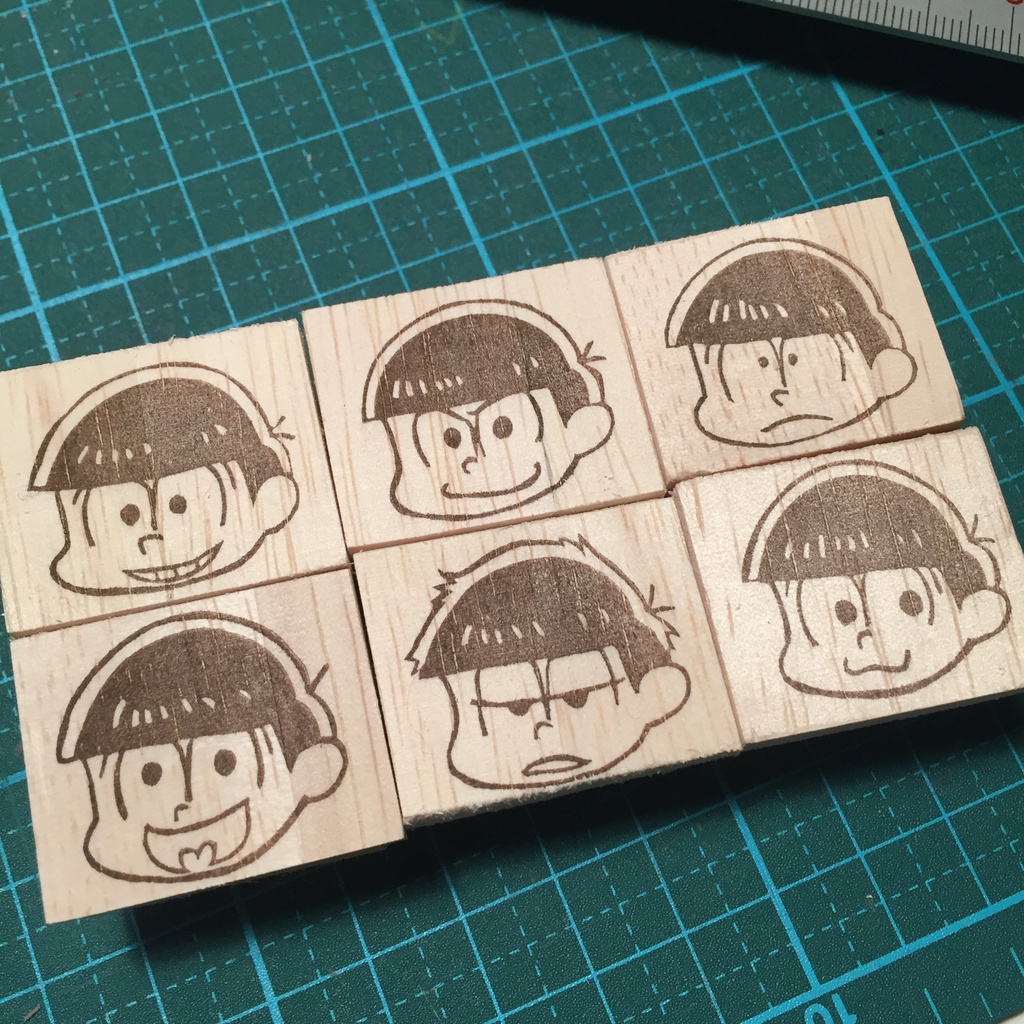 おそ松さん消しゴムはんこ