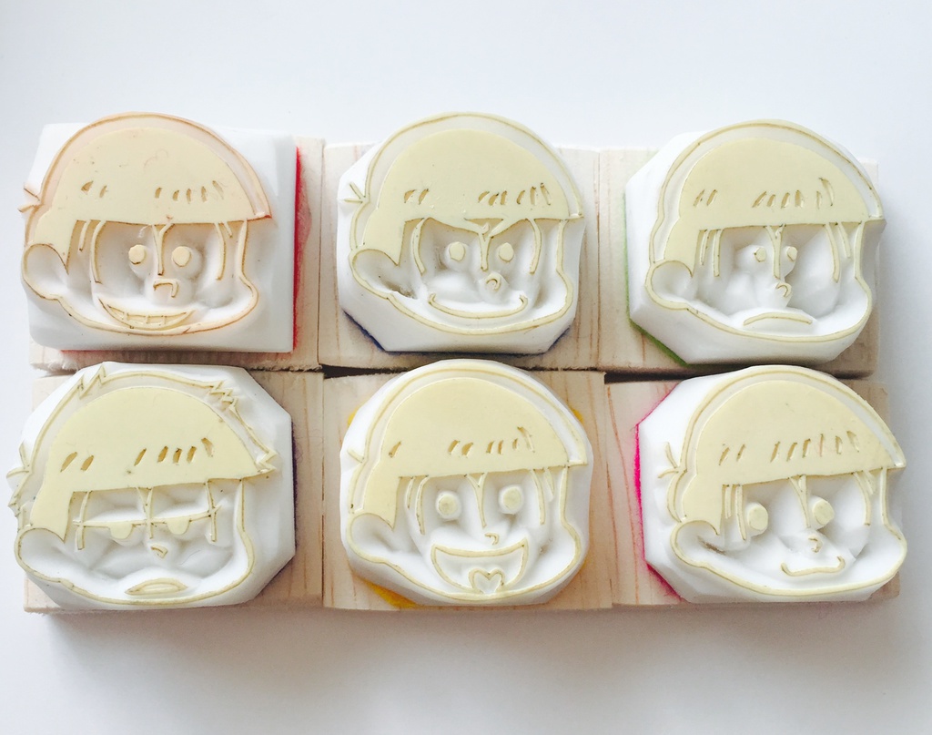 おそ松さん消しゴムはんこ