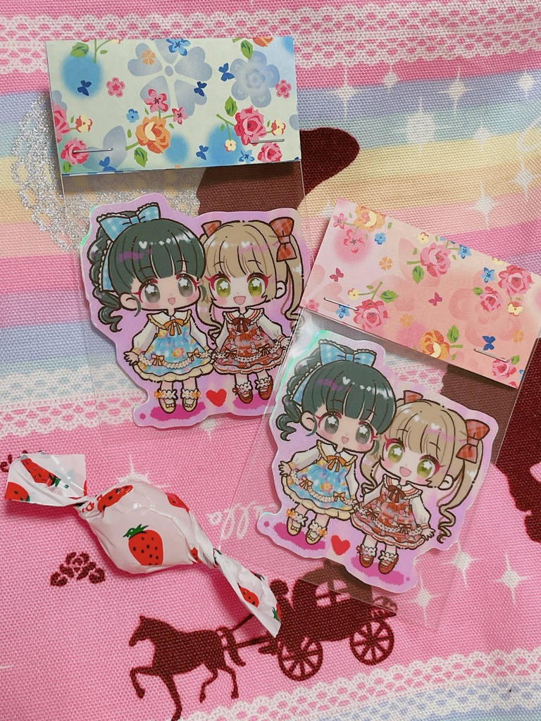 ちかまいちゃんオーロラステッカー