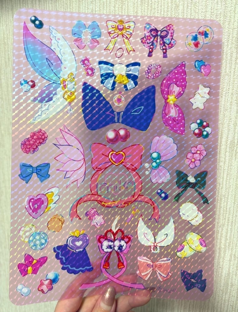 【下敷き】横山千佳髪飾りコレクション