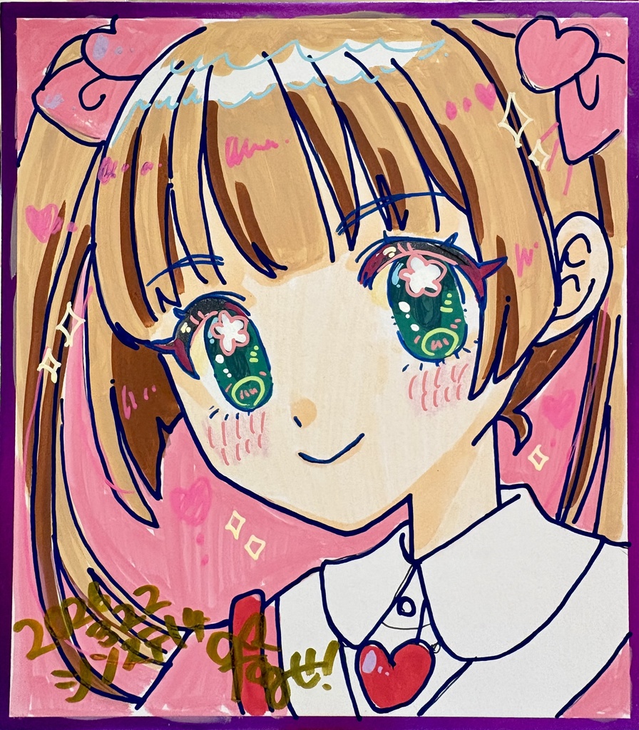 【色紙】横山千佳