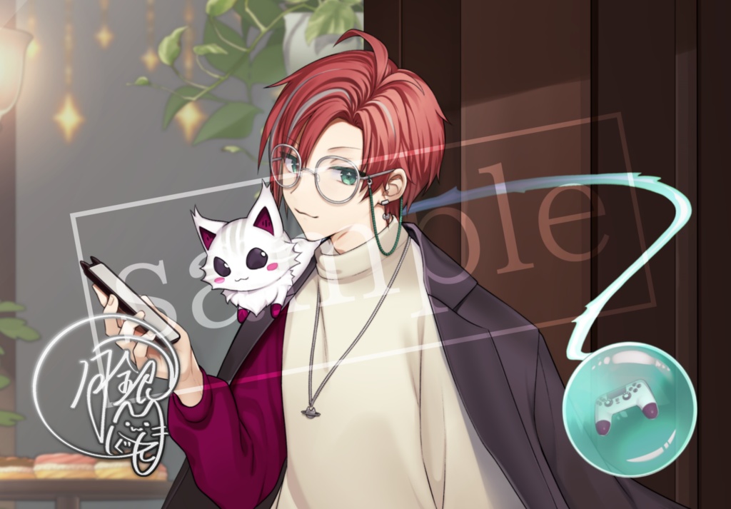 アクリルブロック - 月銀しぐれ -