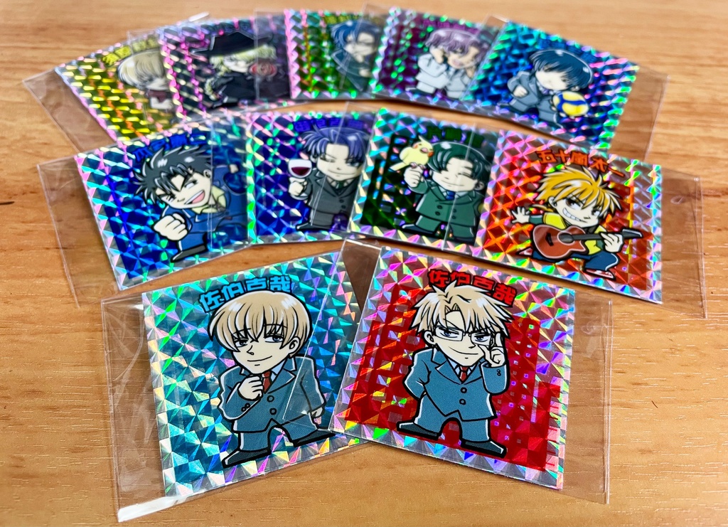 【キチメガ】ホログラムステッカーセット