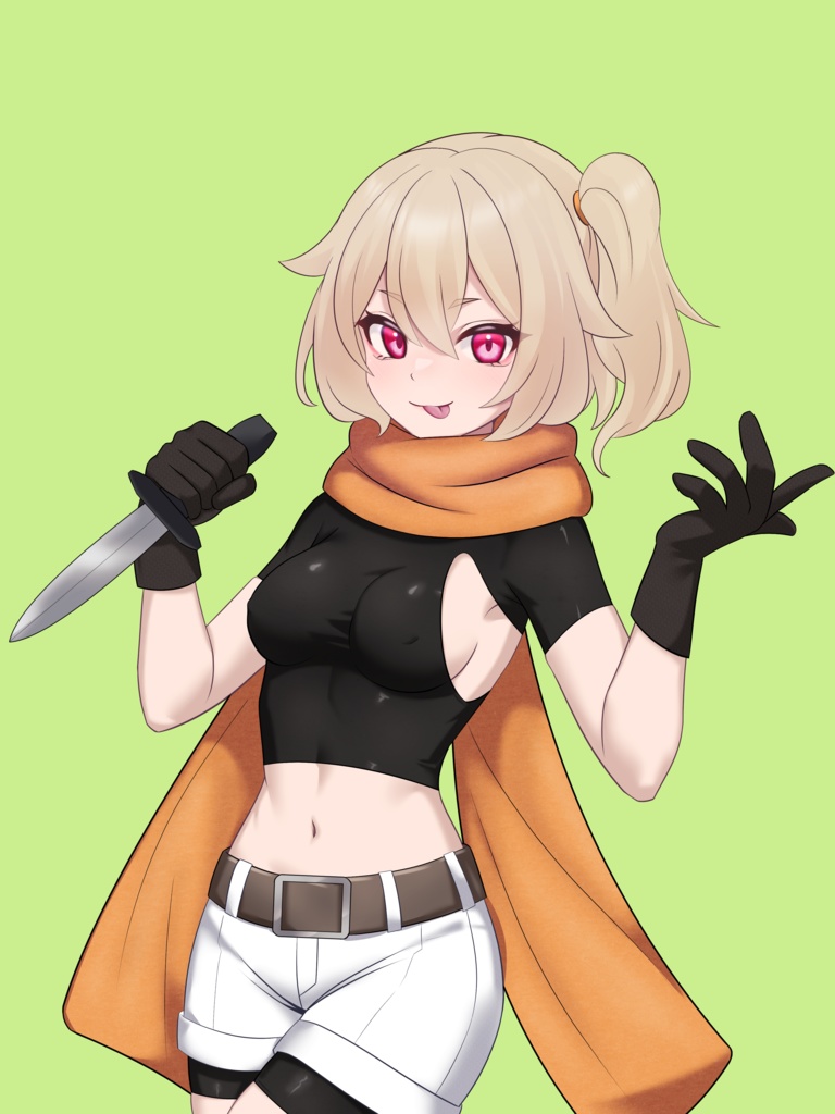 立ち絵　シーフの女の子