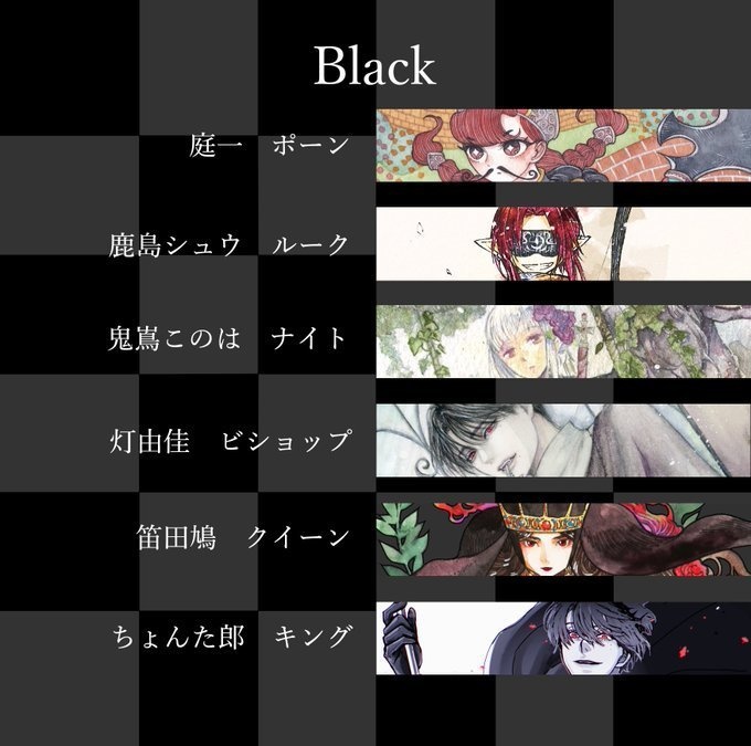 創作イラスト合同誌(イラスト集)⚪︎Checkmate