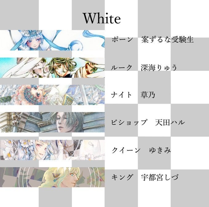 創作イラスト合同誌(イラスト集)⚪︎Checkmate