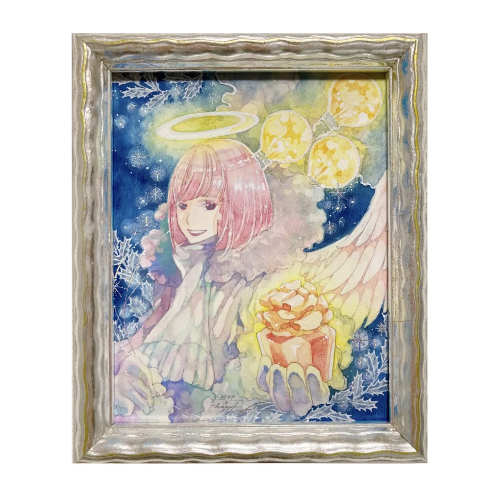 【-2025.11取扱終了】額装原画「贈る灯」