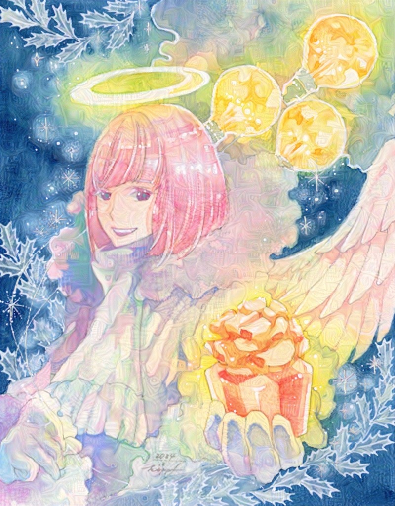 【-2025.11取扱終了】額装原画「贈る灯」