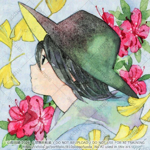 2026.3 春の豆色紙(絵のみ)