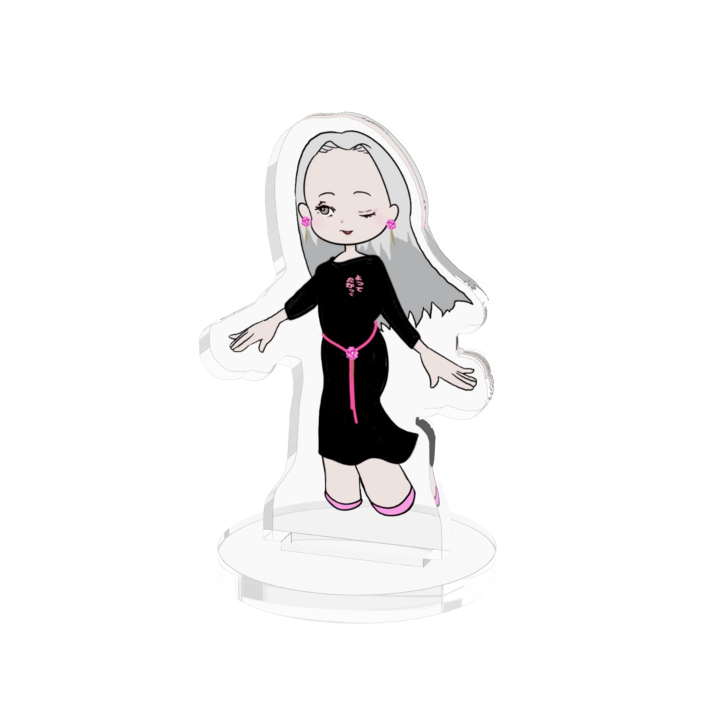 茜部るたアクリルフィギュア（よってたかってver.）