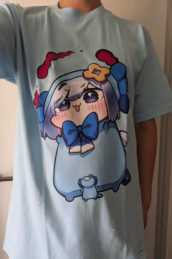 でかマックスかなたそちゃんTシャツ