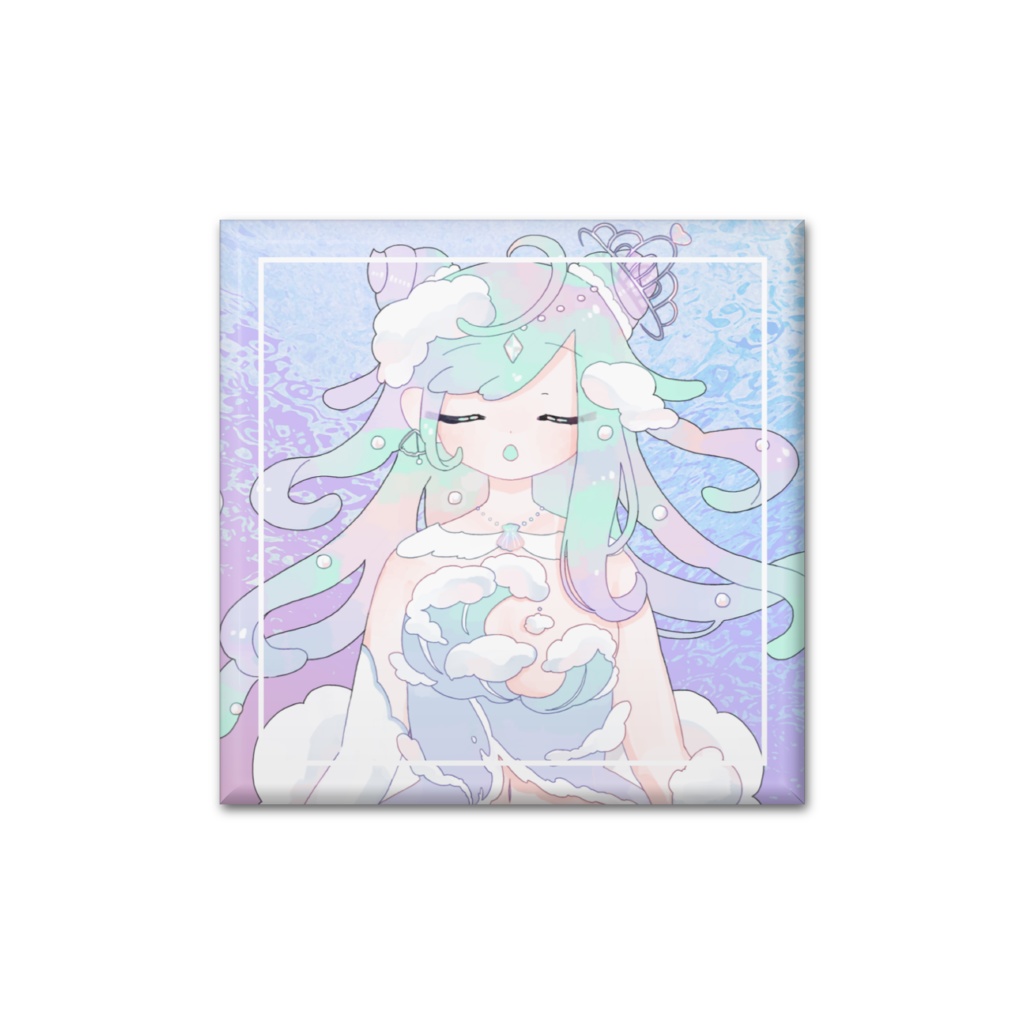SHELL HIME pinback button
