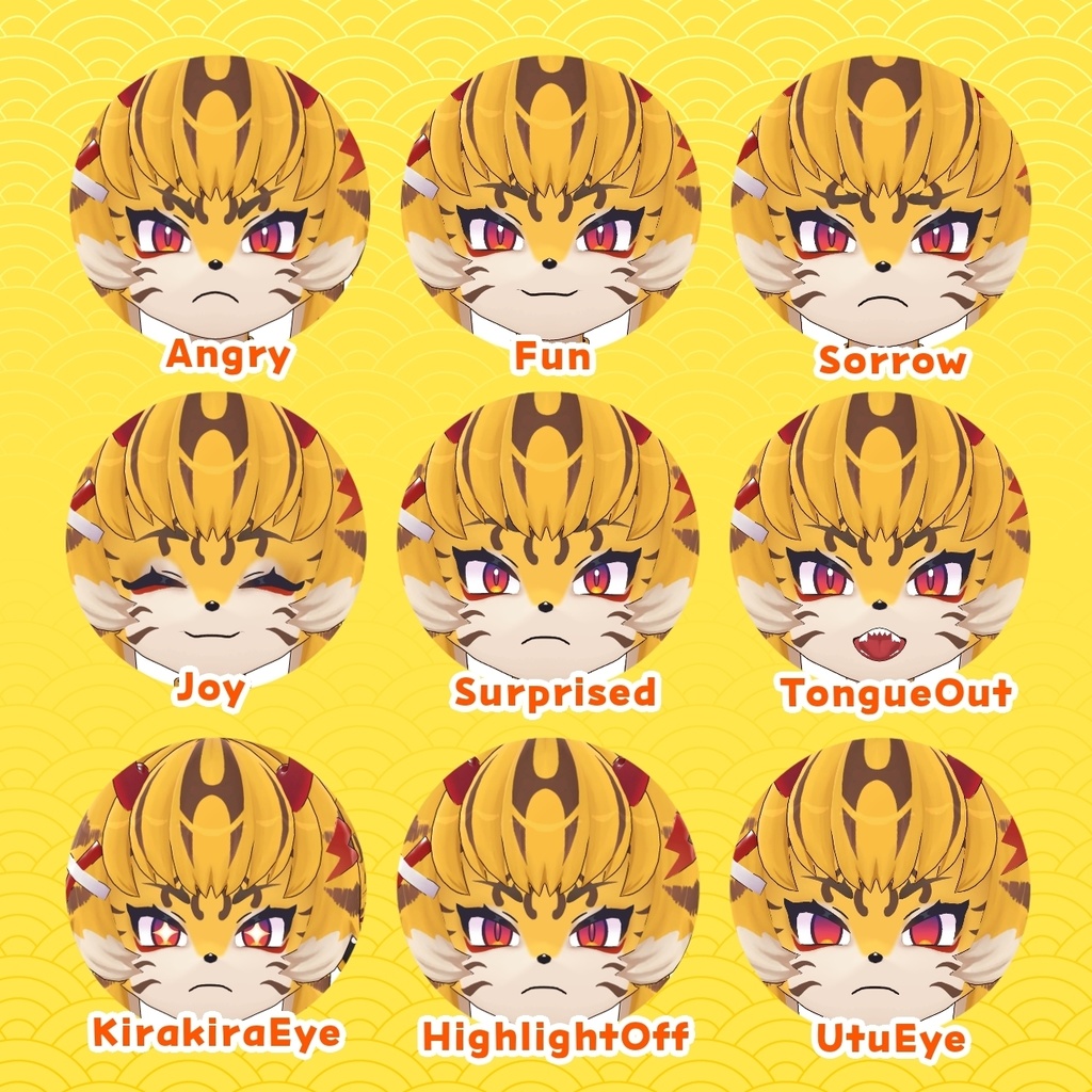 <リリース記念セール”40%OFF”>オリジナル3Dモデル【龍虎盛(ロン・フーシェン)】※VRchat※VRMデータあり