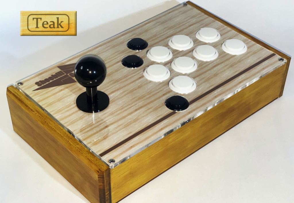 木製フレームアーケードコントローラー 桧(ヒノキ)