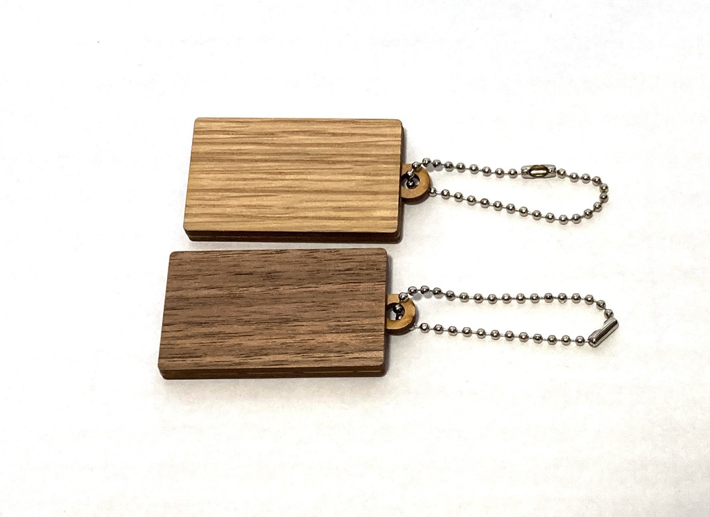 木製レバーレス キーホルダー