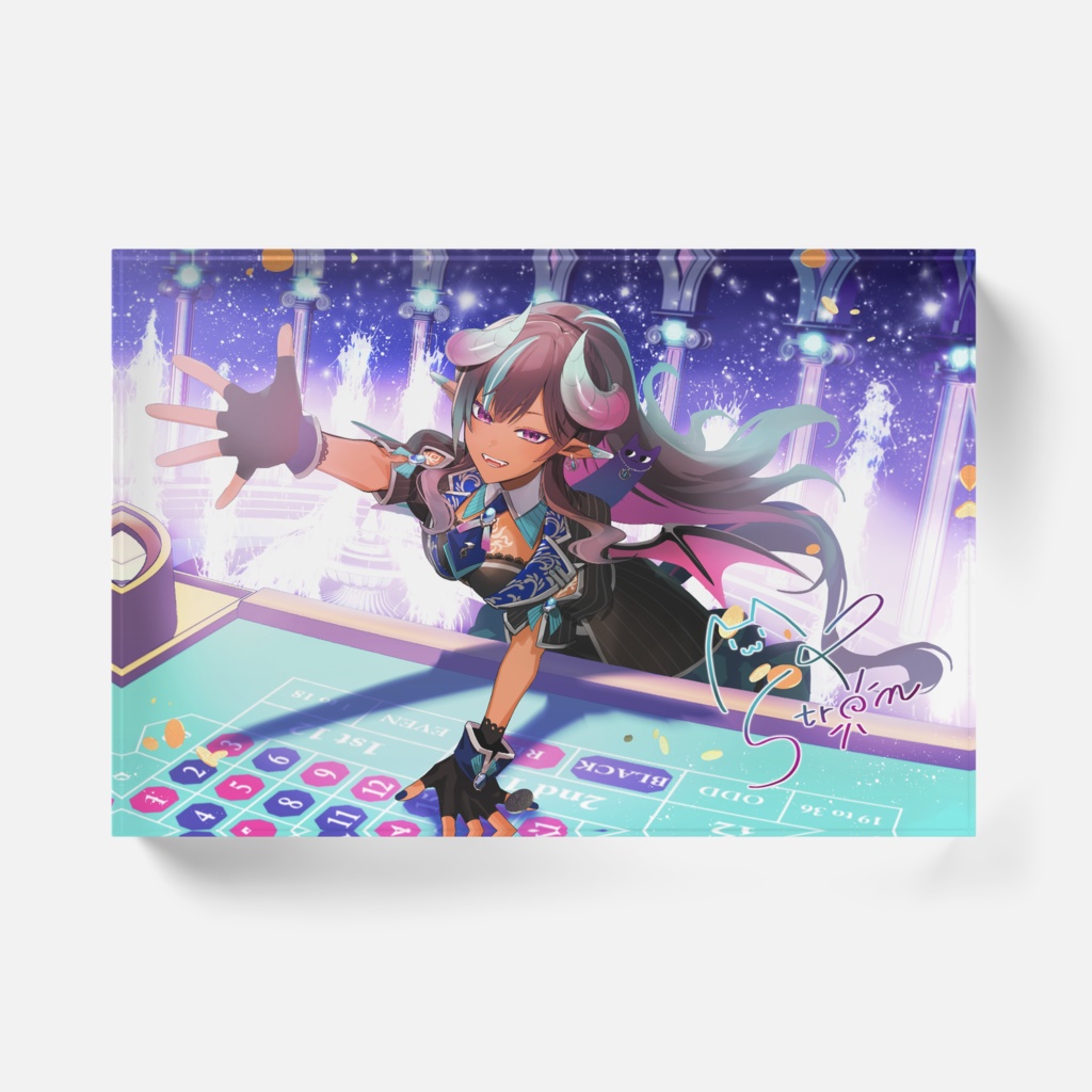 メルシュ5周年記念 アクリルブロック