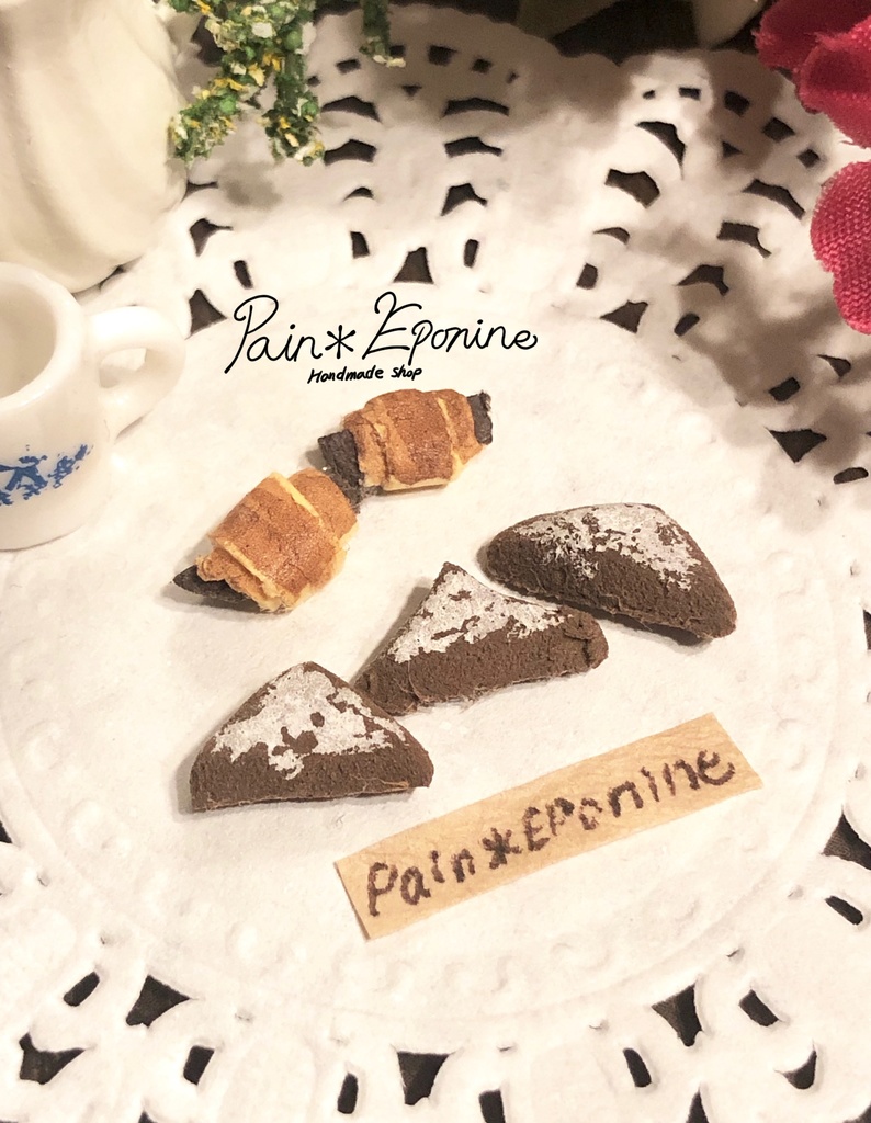【ミニチュア】チョコパン&スコーンセット