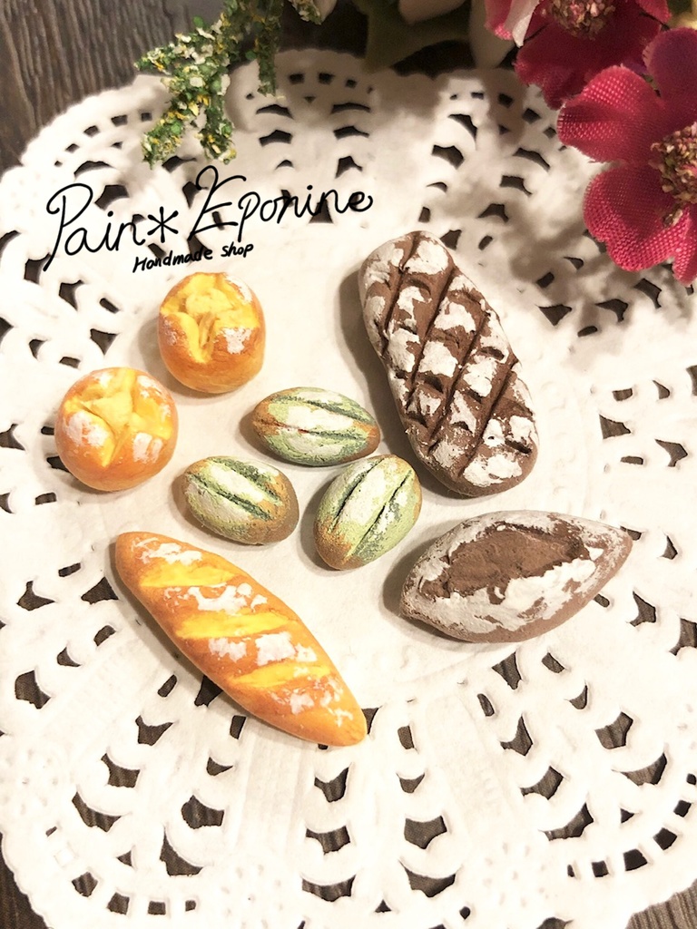 【ミニチュア】彩りハードパンセット