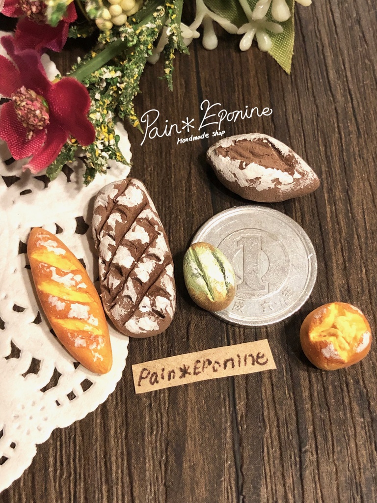 【ミニチュア】彩りハードパンセット