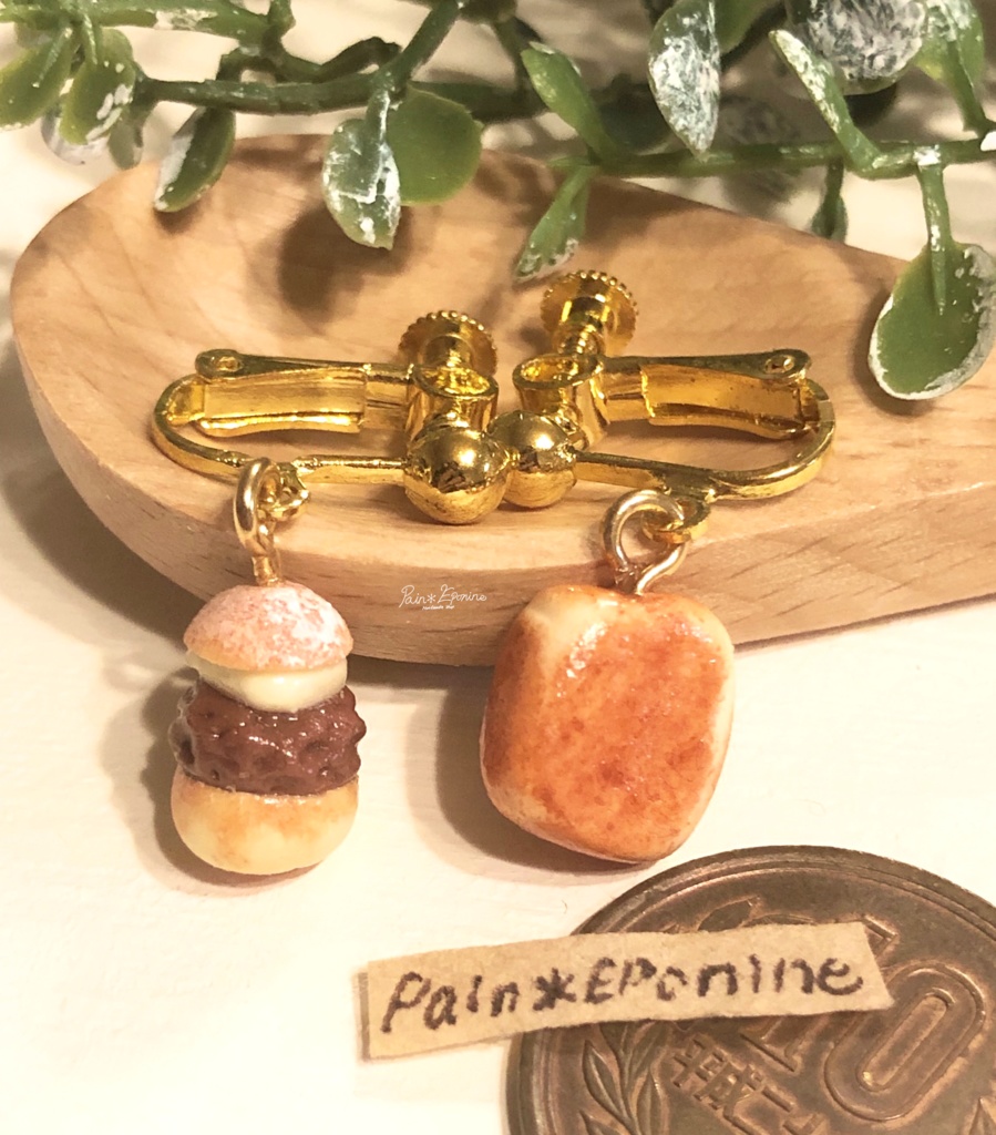 あんこ大好き!パンイヤリング