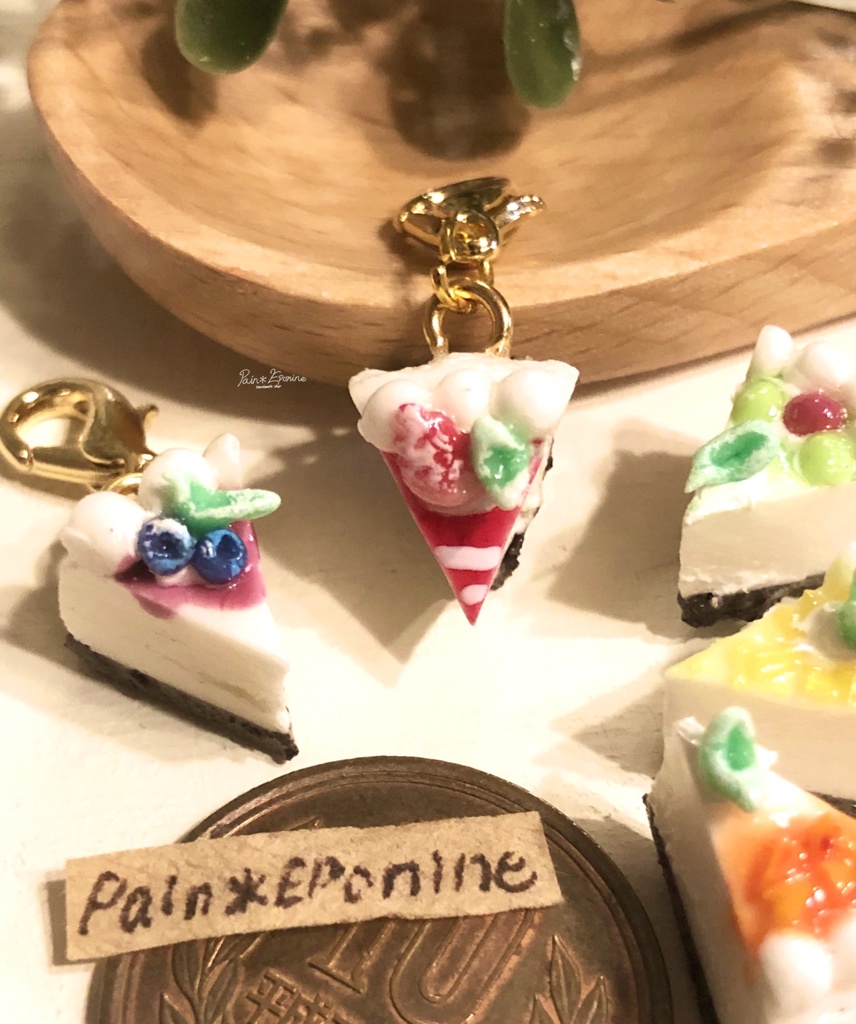 【選べる】カラフルパレットチーズケーキチャーム