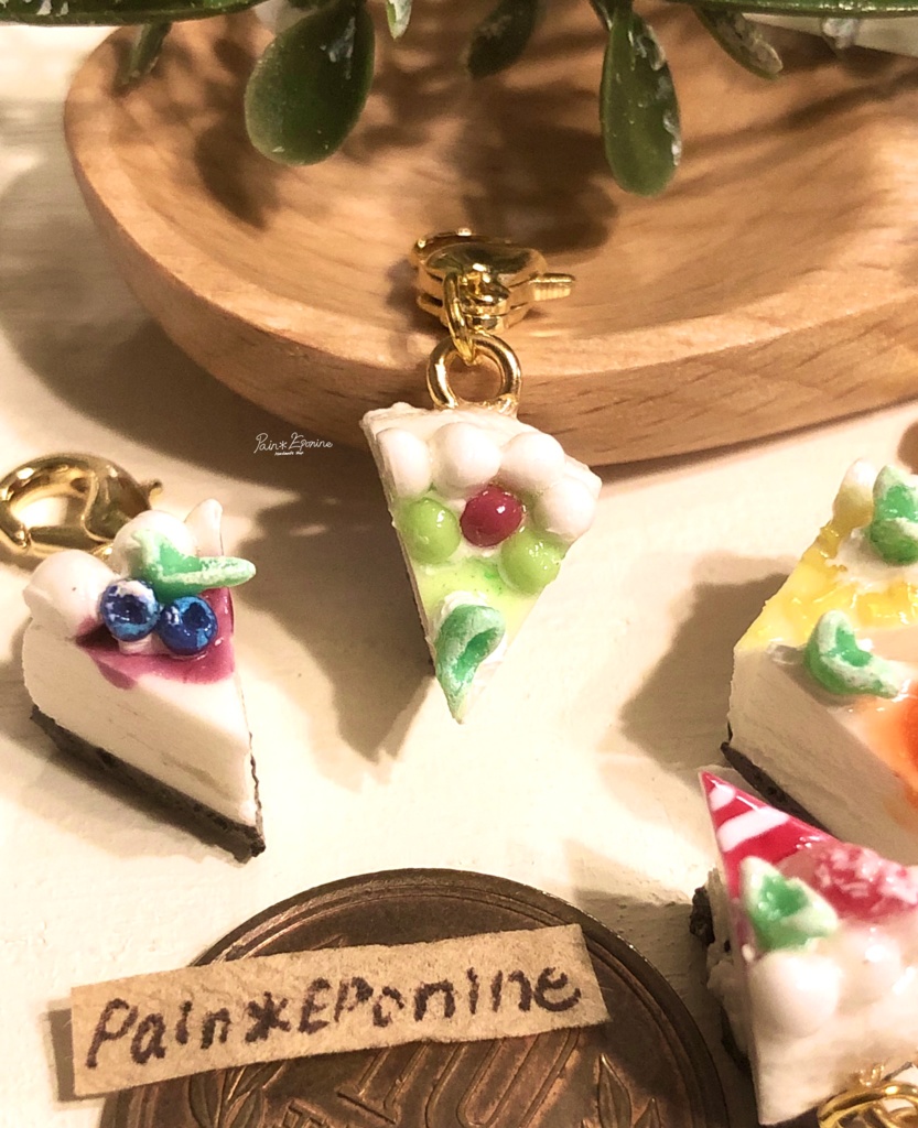【選べる】カラフルパレットチーズケーキチャーム