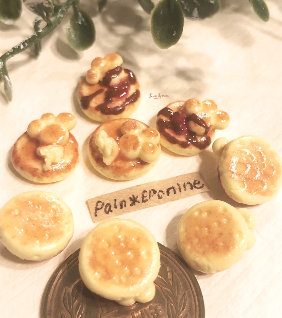 【選べる】ミニチュアメープルとベリーの肉球パンケーキ